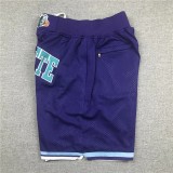 HORNETS royal blue City Edition Top Quality NBA Pocket Pants #黄蜂队