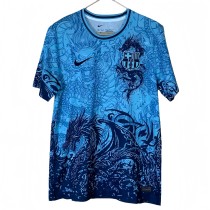 2025-26 Mens Barcelona Special Edition blue soccer Jersey