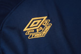 2025-26 Mens Santos Royal blue  Half pull  Tracksuit suit  B25101#