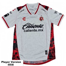 2025-26 Mens Tijuana away white  Player version Soccer Jersey