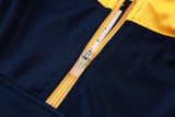 2025-26 Mens Santos Royal blue  Half pull  Tracksuit suit  B25101#