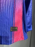 2025-26 Mens Barcelona home Long Sleeve  soccer Jersey