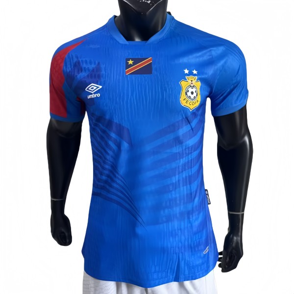 2026-27  Mens Democratic Congo Home blue  Player version Soccer Jersey