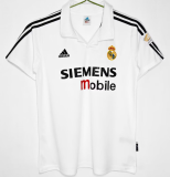 2002-03 Mens Real Madrid Retro Home white soccer Jersey