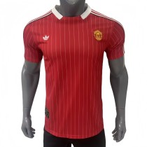 2025-26 Mens Manchester United Red Casual Edition  Player  soccer jersey