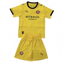 2025-26 Kids Girona away yellow soccer Jersey