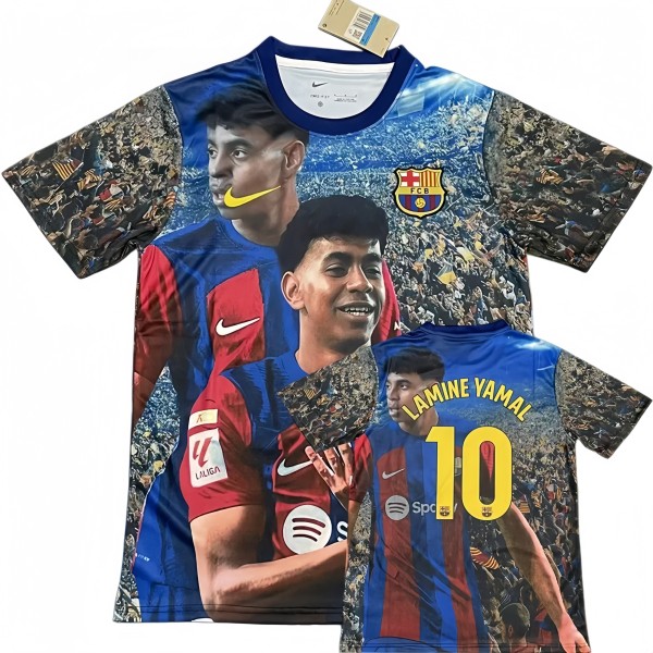 2025-26 Mens Barcelona LAMINE YAMAL #10  soccer jersey