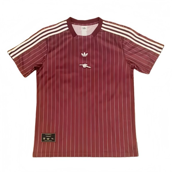 2025-26 Mens Arsenal Brown Red Casual Edition soccer Jersey
