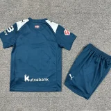 2025-26 Kids Deportivo Alaves Third away  soccer jersey