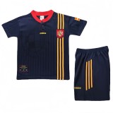 1996 Kids Spain Away  Retro Soccer Jersey