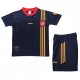 1996 Kids Spain Away  Retro Soccer Jersey