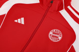 2025-26 Mens Bayern Munich red Jacket Tracksuit suit
