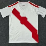 2026-27 Mens Peru Home white Soccer Jersey