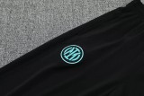 2025-26 Mens Inter Milan black  Half pull Training Suit