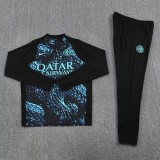 2025-26 Mens Inter Milan black  Half pull Training Suit