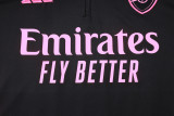 2025/26 Mens Arsenal black Half pull Tracksuit suit  B25116#