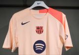 2025-26 Mens Barcelona Special Edition beige soccer Jersey