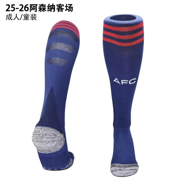 2025-26  Arsenal  away blue Football socks