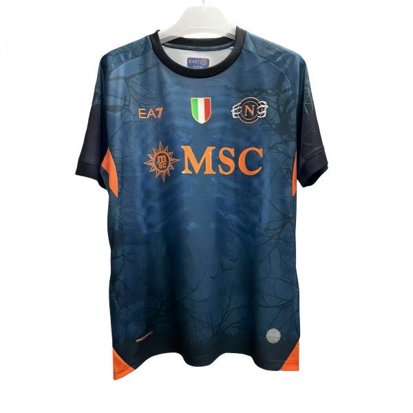 2025-26 Mens Calcio Napoli royal blue Halloween Version  soccer jersey