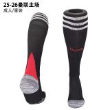 2025-26  Manchester United home black football socks