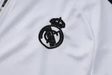 2025-26 Kids Real Madrid White  Jacket Tracksuit suit  #E2503