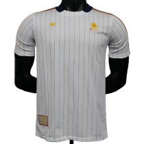 2025-26 Mens Roma  White  Casual Edition Player   soccer Jersey