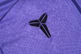 2025-26 Mens Barcelona Purple Half Pull Tracksuit suit