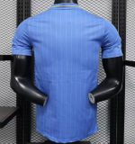 2025-26  Mens Manchester United casual style blue Player  Soccer Jersey