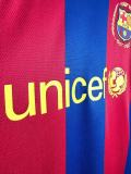 2007-08 Mens Barcelona home Long Sleeve Retro Soccer Jersey