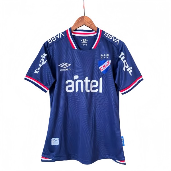 2025-26 Mens Club Nacional Third away blue  soccer jersey