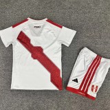 2026-27Kids Peru Home white Soccer Jersey