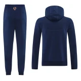 2025-26 Mens Barcelona Royal blue Hoodie Jacket Tracksuit