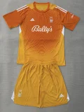 2025-26 Kids Nottingham Forest Orange Goalkeeper soccer Jersey