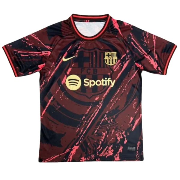 2025-26 Mens Barcelona red black  soccer Jersey
