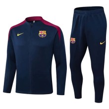 2025-26 Mens Barcelona royal blue Jacket Tracksuit suit