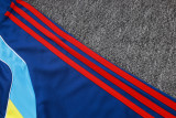 2025-26 Mens Arsenal Royal blue jacket Tracksuit  A2590#
