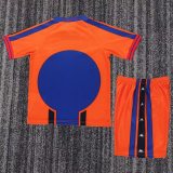 1997-98 Kids Retro Barcelona  away  Soccer Jersey