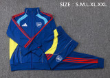 2025-26 Mens Arsenal Royal blue jacket Tracksuit  A2590#