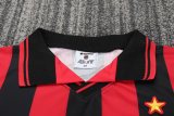 1997-98 Kids AC Home  Retro Soccer Jersey