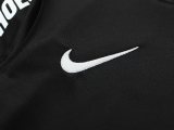 2013 KIDS  Santos black long sleeve retro  soccer jersry