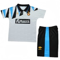 1992-93 Kids Inter Milan away Retro Soccer Jersey
