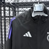 2025-26 Mens Germany White Black Double Sided windbreaker