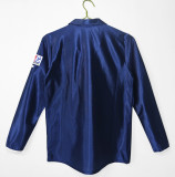 2001-02 Mens PSG home long sleeve Retro Soccer Jersey