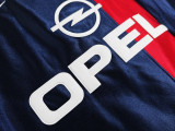 2001-02 Mens PSG home long sleeve Retro Soccer Jersey