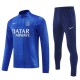 2025-26 Mens PSG Paris Fancy blue Half Pull Tracksuit