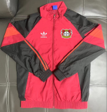 2025-26 Mens LeverKusen  red black  windbreaker