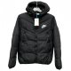 2025-26 NK  black Hooded Cotton Coat CV001
