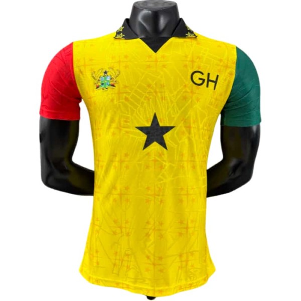 2026-27  Mens Ghana Yellow Special Edition  Player version soccer jersey