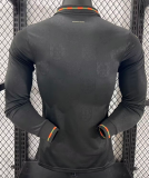 2026-27 Mens Portugal Special edition black Player Long Sleeve Soccer Jersey