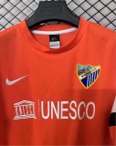 2013 Mens Malaga third away orange  Retro  soccer jersey